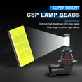 thumbnail image 2 of 6000K White LED Headlight Bulbs Combo Kit For Nissan Murano 2009-2014, 2 of 12