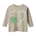 thumbnail image 3 of Kiijoy Girls St. Patrick's Day T-Shirt 3/4 Sleeve Crewneck T Shirt, Sizes 8-9, 3 of 3