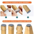 thumbnail image 2 of Apuakthei 32 fundas para patas de silla, deslizador transparente, protectores de suelo para patas de silla, fundas de silicona para proteger suelos, protector de muebles con parte inferior de fieltro, 2 of 6