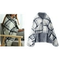 thumbnail image 6 of Wswqop CUTICATE Wheelchair Blanket Thickening Shawl Blanket Cloak Style 1, 6 of 8