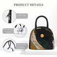 thumbnail image 4 of Disketp Abstract Gold Floral Galaxy Bolsa Térmica para Almuerzo, Lonchera con Abertura Amplia y Gran Capacidad, Organizador Reutilizable para Mujeres, Hombres y Adultos, 4 of 6