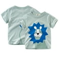 thumbnail image 4 of Esaierr Kids Baby Short Sleeve T-Shirt for Boys,Toddler Summer Tees T Shirt Top Cotton Fashion Cute Cartoon Print Soft Crewneck Tops Boy Clothing ,Size 1-10Years, 4 of 6