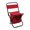 Red, variant on Folding Chair Metal Frame Portable with Storage Bag Comfortable for Outdoor Fishing Camping