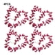 thumbnail image 5 of Yuarrent 4 Uds guirnalda flor de seda vid fácil de limpiar durabilidad duradera elegante bajo mantenimiento Rosa roja 135 cabeza Type2 NO2, 5 of 6