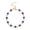 A4, variant on Lucky Turkey Evil Eye Bracelet Colorful Evil Eye Adjustable Metal Chain Bangle-_-A2