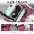 thumbnail image 3 of LAIMEIWEE Small Hiking Backpack, 13L Lightweight Foldable Travel Backpack for Men Women, Packable Daypack Hiking Bag for Camping Walking,Magenta, 3 of 8