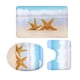 thumbnail image 4 of Juego de Alfombras de Baño de Scenery Funda de Asiento de Inodoro Alfombrilla de Baño Alfombrilla de . degree 24, SOLEDAD Conjunto de alfombra de baño, 4 of 5