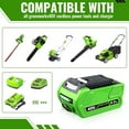 thumbnail image 6 of 2Pack Replacement Battery for Greenworks 40V 6.0Ah Battery 29472 29462 29252 20202 22262 25312 21242 Lithium Battery Compatible with GreenWorks, 6 of 6