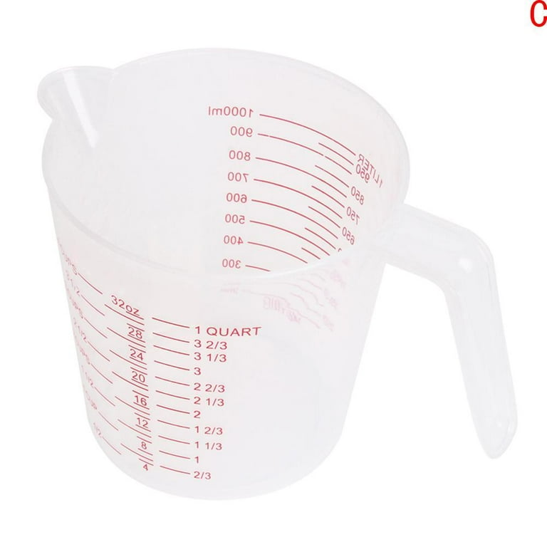 WhiteRhino 1 Gallon Measuring Pitcher,134oz Large Plastic Measuring Cup for  Lawn,Pool Chemicals, Motor Oil and Fluids 