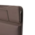 thumbnail image 6 of seat gaps Filler Organizer Auto Seat gaps Storage Box for Sundries Change PU Leather Brown, 6 of 7
