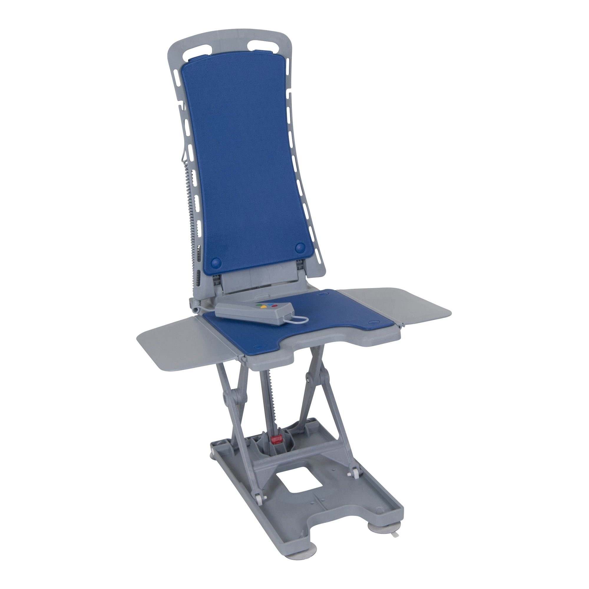 Drive Medical Whisper Ultra Quiet Bath Lift With Padded Seat, Blue