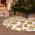 thumbnail image 6 of Rateoe Christmas Elements Print Christmas Tree Skirt 36" for Xmas Holiday New Year Party Circle Tree Mat Ornaments Decoration, 6 of 7
