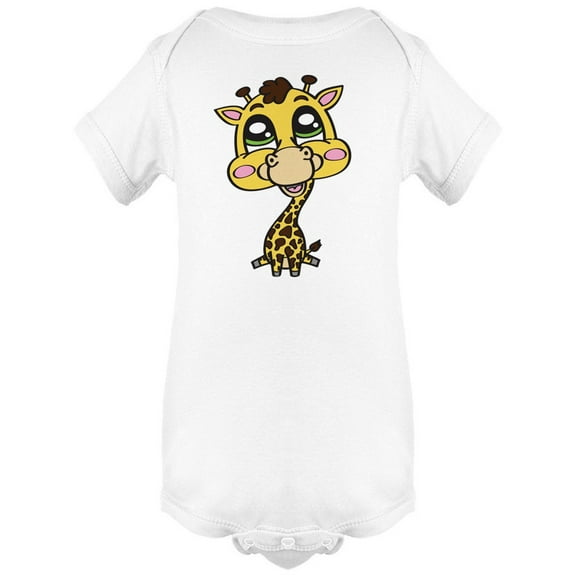 Funny Cute Giraffe Bodysuit Infant -Image by Shutterstock, 6 Months