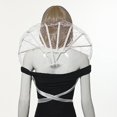 thumbnail image 6 of Gothic Lace Stand Up Collar Baroque Standing Queen Collar Victorian Collar Vampire Collar Halloween Accessories, 6 of 7