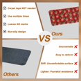 thumbnail image 4 of Red Strawberry Stair Treads Non Slip for Steps Modern Ruby Red Berry Fruit 10 Pcs Reusable Adhesive Stair Runner Mats for Dogs Elders Carpet Treads Rugs for Staircase 8x30 In, 4 of 9