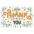 thumbnail image 4 of Justharion 25Pcs/Bag Thank You Gift Card Party Engagement Holiday Anniversary Invitations Greeting Envelop Label Appreciate Cards Type 5 5Set, 4 of 6