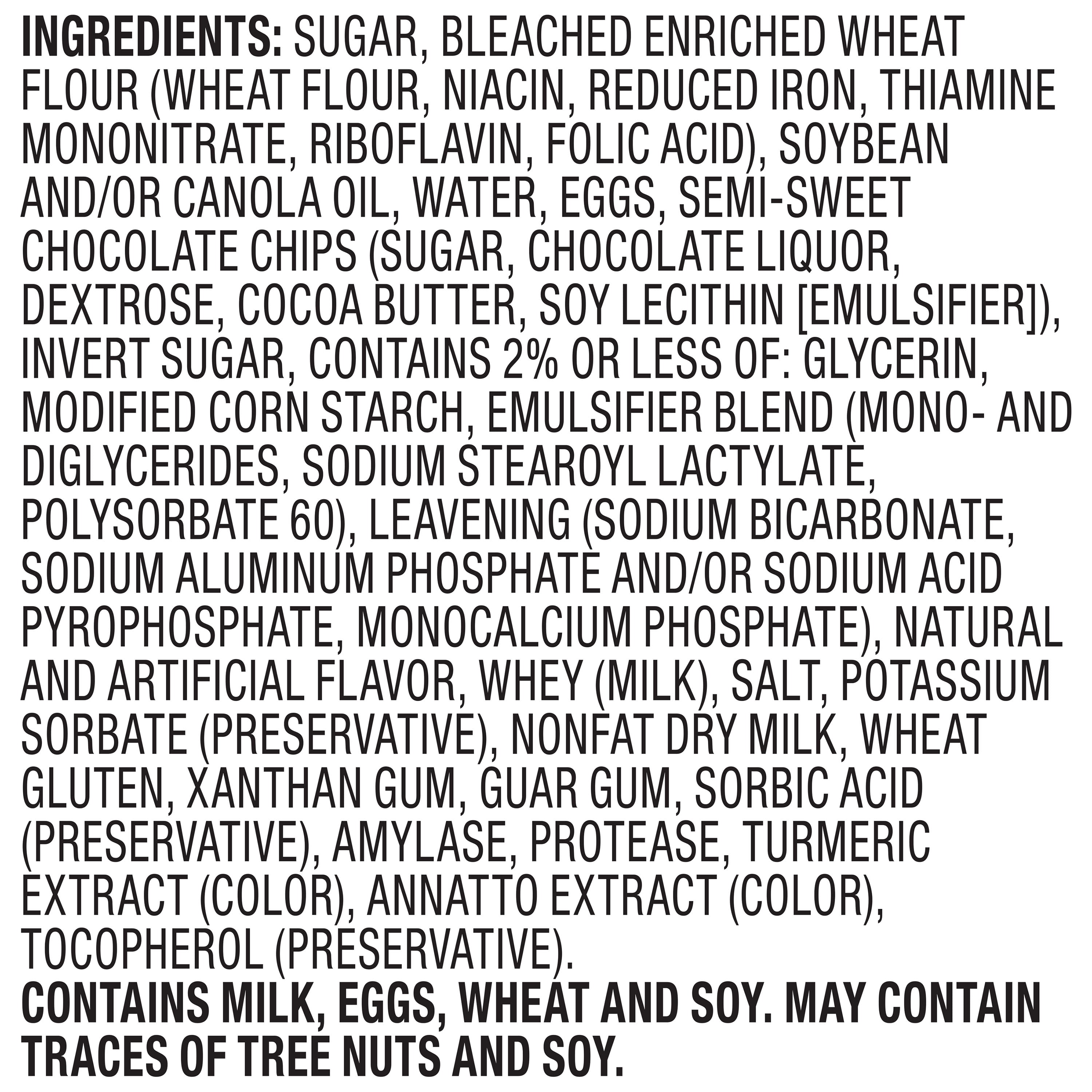 Marketside Chocolate Chip Baked Muffins, 9 Count, 14 oz (Shelf Stable)