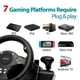 DOYO R270 PC Racing Wheels, 270 ° Gaming Video Racing Games Steering ...