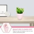 thumbnail image 7 of Raindrops 6pcs Compact Thumb Flower Pots Mini House Flower Containers Flower, 7 of 7