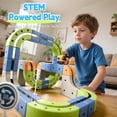 thumbnail image 2 of 3D Infinity Track Master Set, Large Magnetic Electric Train Playset with Multi-Level Loops & Assembly Tool, DIY STEM Gift for Boys & Girls, 2 of 7