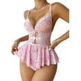 thumbnail image 3 of CAILDANL Women's lace pajama set, 3 of 5