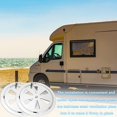 thumbnail image 4 of 2 x Grille de Ventilation 125 mm Verrouillable en Acier Inoxydable Rosette Réglable Plaque Ronde Ventilateur, 4 of 5