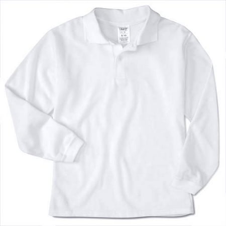 Boy's Official School Uniform Long-Sleeve Polo