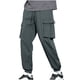 thumbnail image 2 of Pantalones largos de moda para hombre, holgados, estilo hip hop, deportivos, casuales, con múltiples bolsillos, pantalones cargo para hombre, pantalones de poliéster para, 2 of 8