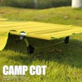 thumbnail image 2 of Cama plegable ligera para exteriores, cuna portátil de aleación de aluminio Simple, cama de ocio para campamento, 2 of 4
