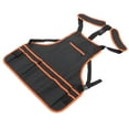 thumbnail image 3 of Tool Apron, Gardening Apron Oil Proof Adjustable Shoulder Neck Straps Waterproof  For Carpenter For Woodworking For Cooking Orange Edging, 3 of 8