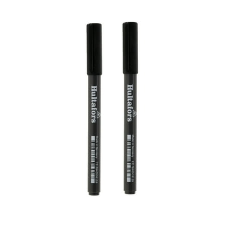 Hultafors 650310 Deep-Hole Black Permanent Marker (2-Pack)