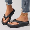 thumbnail image 3 of CHICVOMEY Women's Orthopedic Shower Sandals Arch Support Flip Flops Nonslip Thick Sole Slides Slides Beach Pool Lightweight Soft Comfort, 3 of 6