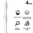 thumbnail image 2 of Seafood Forks Picks for Lobster Crab Nut Stainless Steel Seafood Tools 6.41-inch (4-Piece), 2 of 6