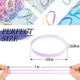 thumbnail image 2 of Kanprincess 1000pcs Pink Mini Elastic Rubber Bands,Soft Small Hair Ties Bands for Kids Toddlers Girls,Elastic Hair Ties for Hair Styling Braids Hair Accessories,No Damage Baby Hair Ties(Pink), 2 of 7