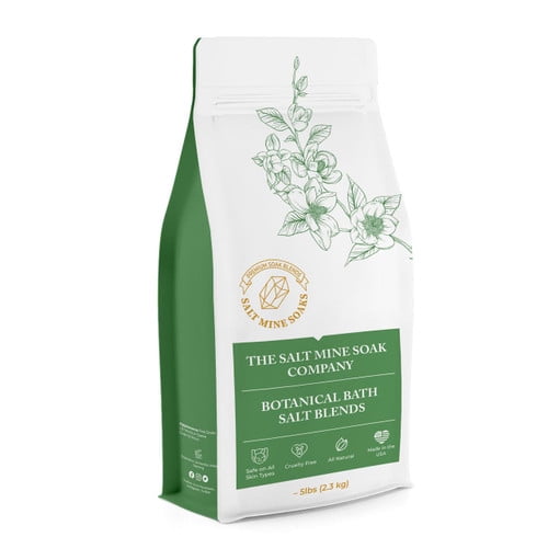 Chamomile Flower Botanical Coarse Grain (2mm) Bath Salt Blend 20 lbs - Custom - Purple