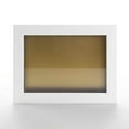thumbnail image 2 of 8x12 Shadow Box Frame Painted White Real Wood with a Gold Acid-Free Backing | 3/4" of Usuable Depth, 2 of 8