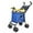 Blue, variant on Folding Wagon Cart, Shopping Cart, Collapsible Heavy Duty Garden Cart, Outdoor Beach Wagon, Large Capacity 60lbs Beach Wagon with All-Terrain Wheels (Blue)