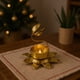 thumbnail image 5 of Candelabros De Metal Candelabro de metal amarillo de 9,5 x 9,5 x 7,5 cm, centro de mesa navideño para cena romántica a la luz de las velas (1 unidad) Rkxzt, 5 of 8