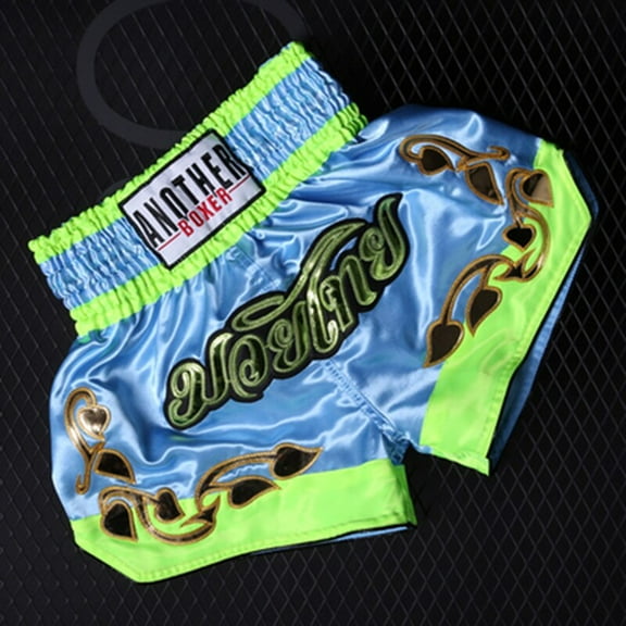 Thai Boxing Shorts Man Muay Thai Shorts Boxers Women Kids Kick Boxing Fight Grappling Mma Sanda Combat Training Fitness Trunks