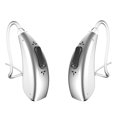 thumbnail image 2 of recargables para adultos mayores, amplificadores auditivos BTE digitales avanzados, con estuche de carga reciclado para 125 horas de energía de respaldo, encendido/apagado automático, par, 2 of 5