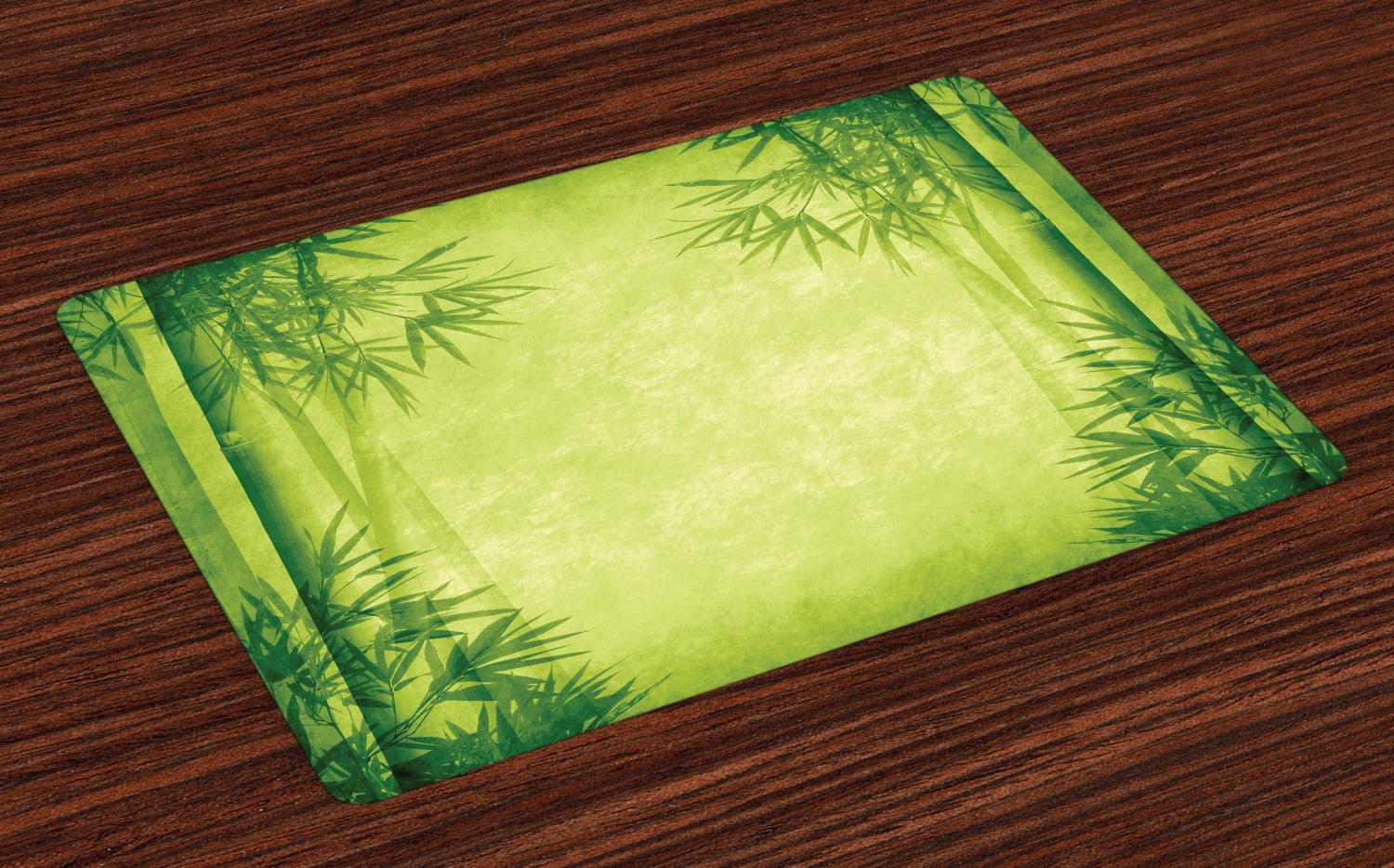 Ambesonne Asian Themed Place Mats Set of 4, Chinese Fengshui View