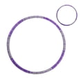 thumbnail image 4 of Fitness Exercise Hoop, 6 Sections Weighted Fit Hoop Detachable Dual Colors  for Home Use Purple Grey, 4 of 8