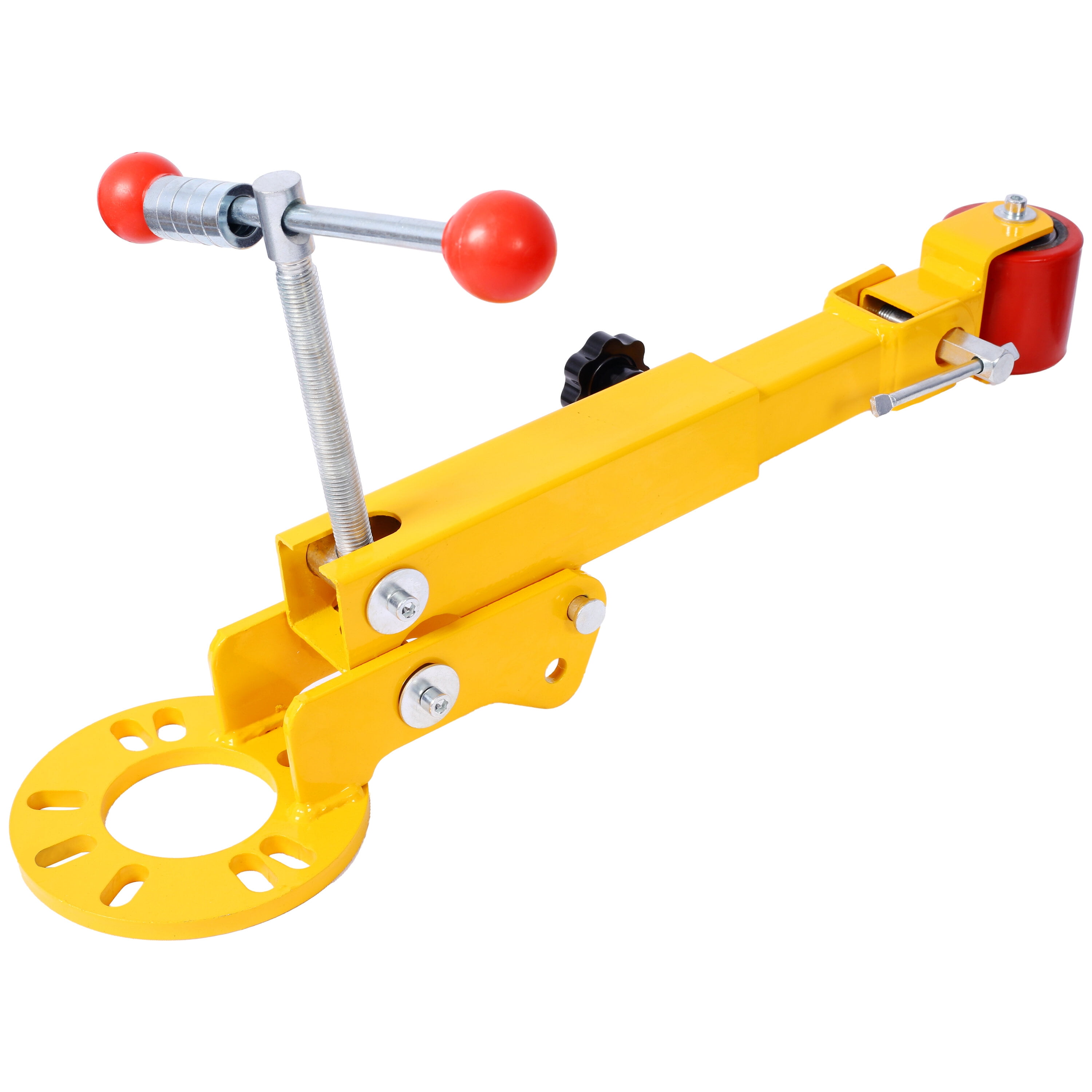 , Fender Roller Tool Lip Rolling Reforming Extending Tools Auto Body Light Truck Lip Wheel Arch Roller Flaring Former Heavy Duty for Automobile Maintenance, Yellow ,Steel ,