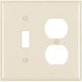 thumbnail image 1 of TP18LACC12 1 Toggle Wall Plate, 2 Gang, Light Almond, 1 of 1