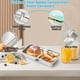 thumbnail image 5 of Contenedores de Acero Inoxidable con Doble Compartimento para Refrigerios, Reutilizables y con Tapa, para Llevar Al Aire Libre., 5 of 5