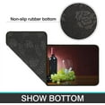 thumbnail image 5 of 3D Red Wine Kitchen Rugs Set of 2, Microfiber, Durable Running Rugs Washable Mat Decoration Floor Mats 17" x 47" + 17" x 23" (Glass), 5 of 5