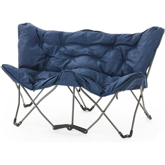 DormCo 2East™ Twin Butterfly Chair - Heathered Navy