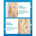 thumbnail image 5 of Shorts de baño SURF CUZ para niños, secado rápido, UPF50+, amarillo con palmeras, 5 of 5