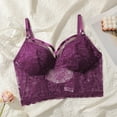 thumbnail image 2 of Xucatan Plus Size Bras for Women Floral Embroidered Bralettes with Underwire Push Up Women's Balconette Tank Full Coverage Bra Solid Bras Gift, 2 of 8