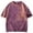 Purple, variant on Hiiyo Men's T-Shirt Tie Dye Short Sleeve T Shirt Undershirt, Purple